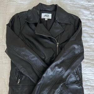 JACK BB Dakota faux leather bomber XS